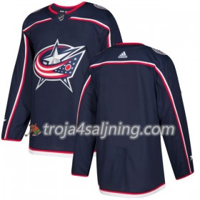 Columbus Blue Jacket tröjas Blank Adidas 2017-2018 Marinblå Authentic - NHL Tröjor Herr